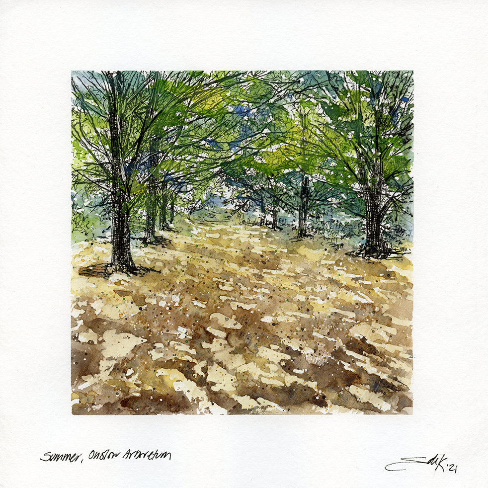 1026: Watercolour greetings card set 2