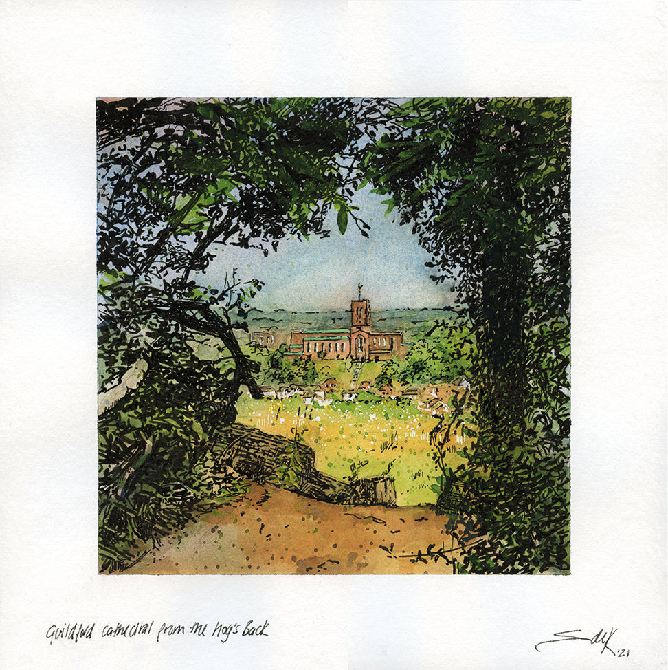 1026: Watercolour greetings card set 2