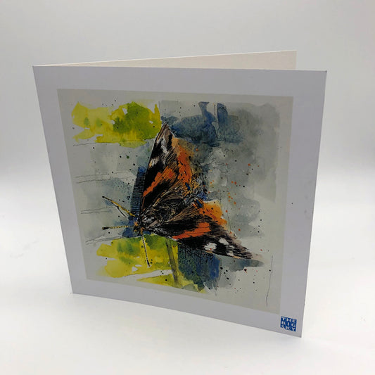 1020: 'Taking the sun' greetings card