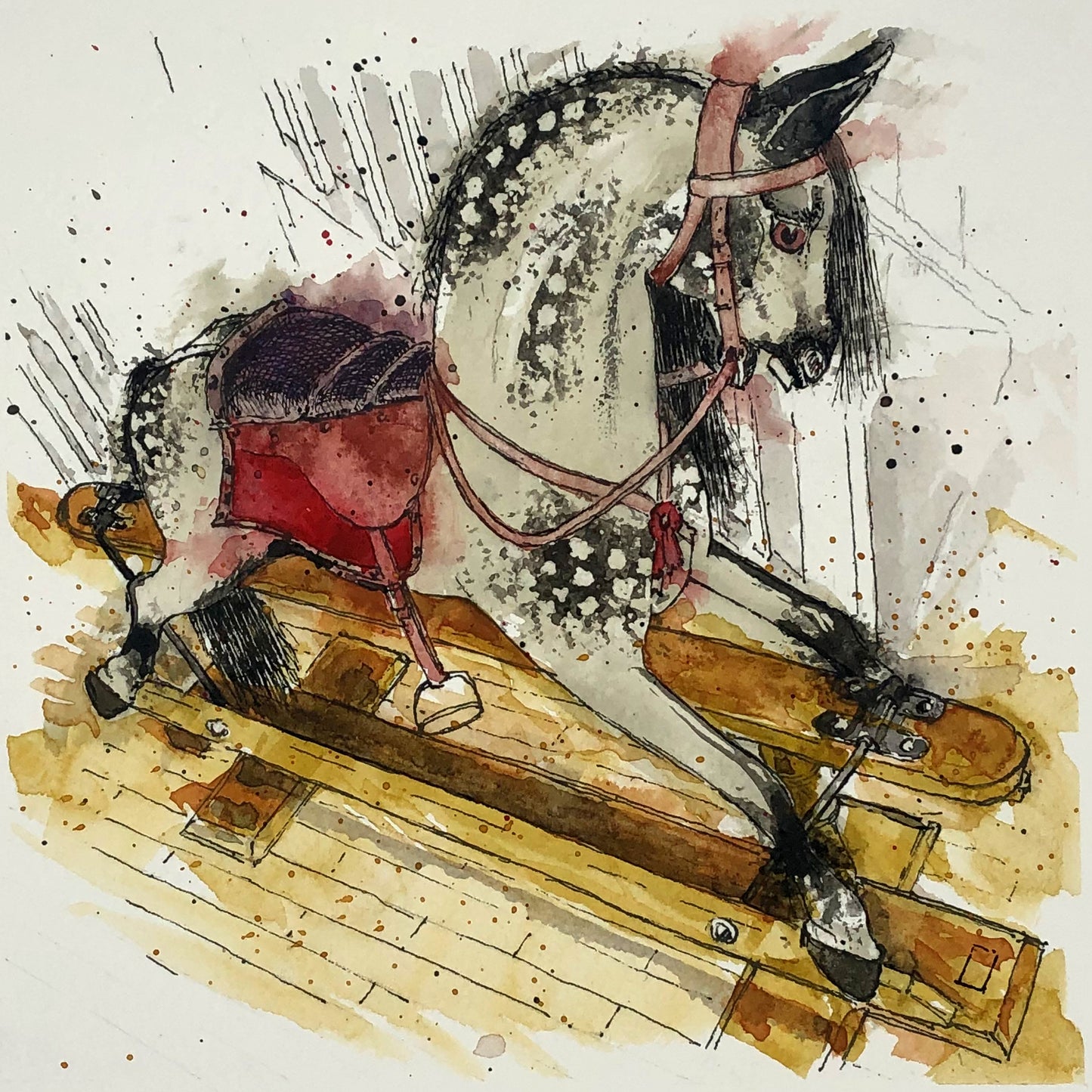 1019: 'The heirloom' greetings card