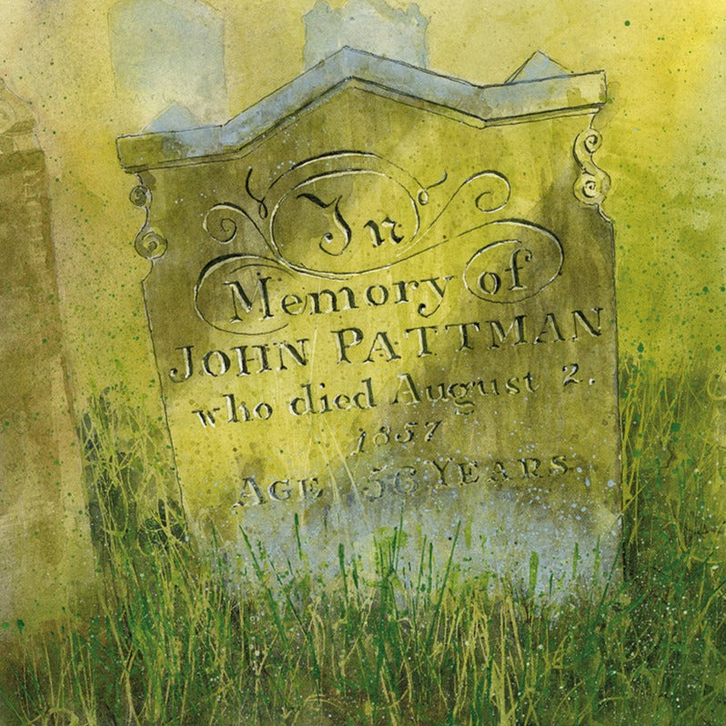 1054 Sunlit gravestone