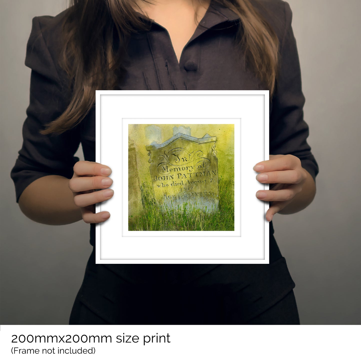 1054 Sunlit gravestone