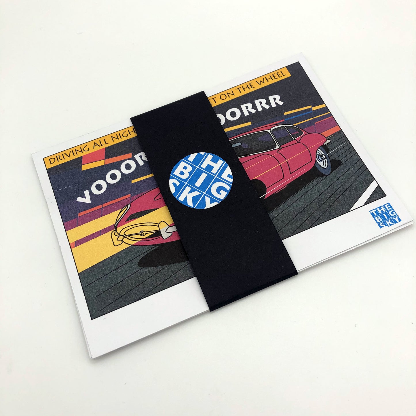 1010: Graphic cars postcard set