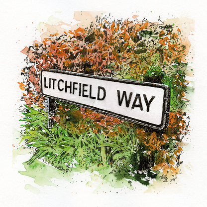 1024: 'Litchfield Way' greetings card