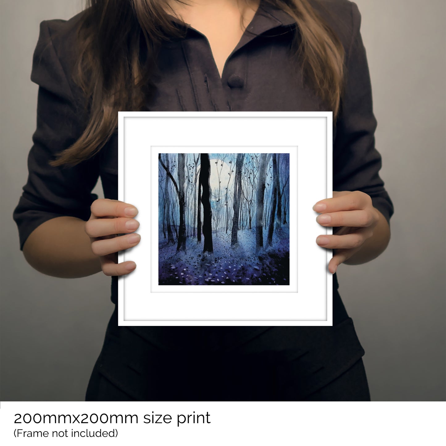 1047 Moonlight in the trees